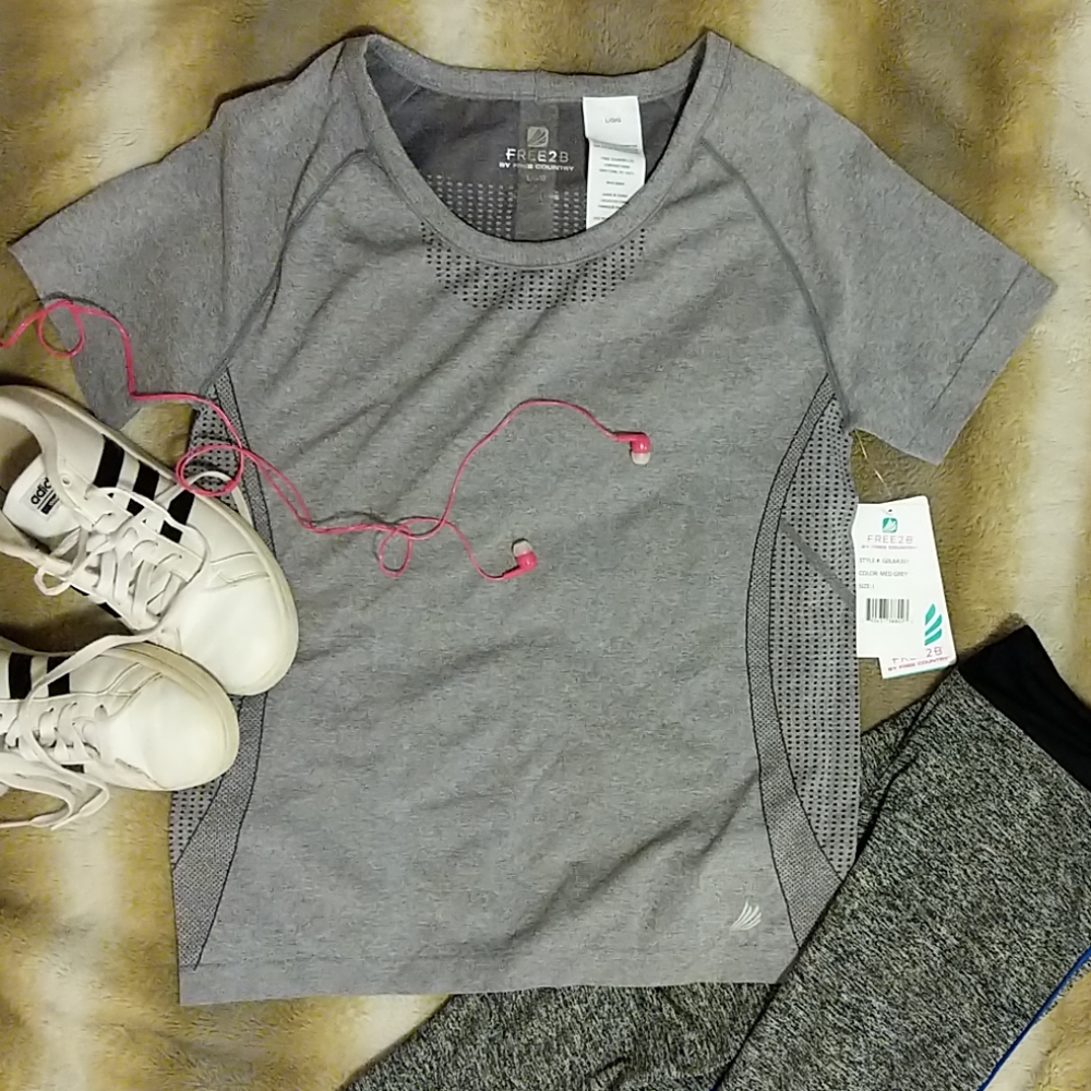 NWT Moisture Wicking Athletic Shirt Free2B